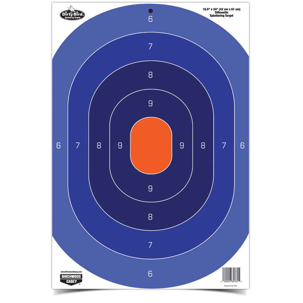 Targets Birchwood Casey Tagboard BIR 35763          DIRTYBRD 16.5X24"OVL BL/OR  3PK • Model: Tagboard